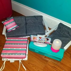 18 inch doll mylife living room set